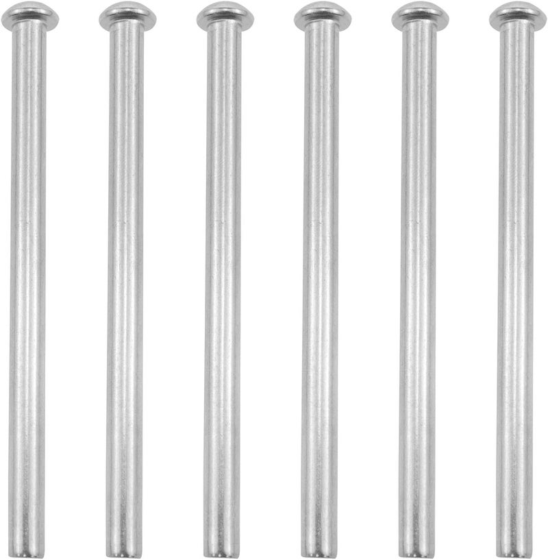 FINBe 3.5 Inch Door Hinge Pin Outlet Hinge Pins for Door Closure Function to Replace Silver 6PCS - Image 1